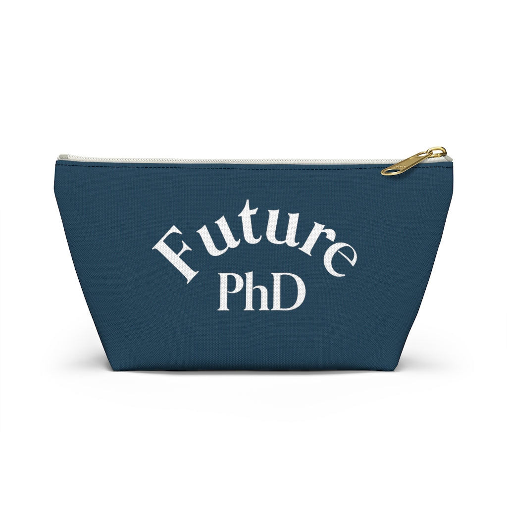 Future PhD - Emblem Standing Pencil Pouch (Navy) – Brisa Marie - Future PhD  (Shop)