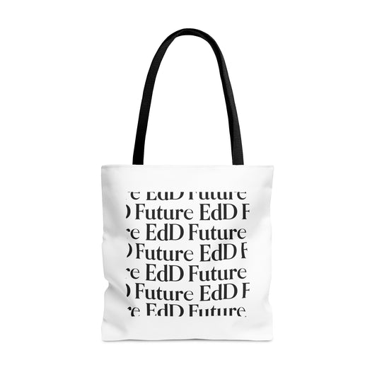 Future EdD - Cropped Patterned Tote Bag (Doctor of Education)