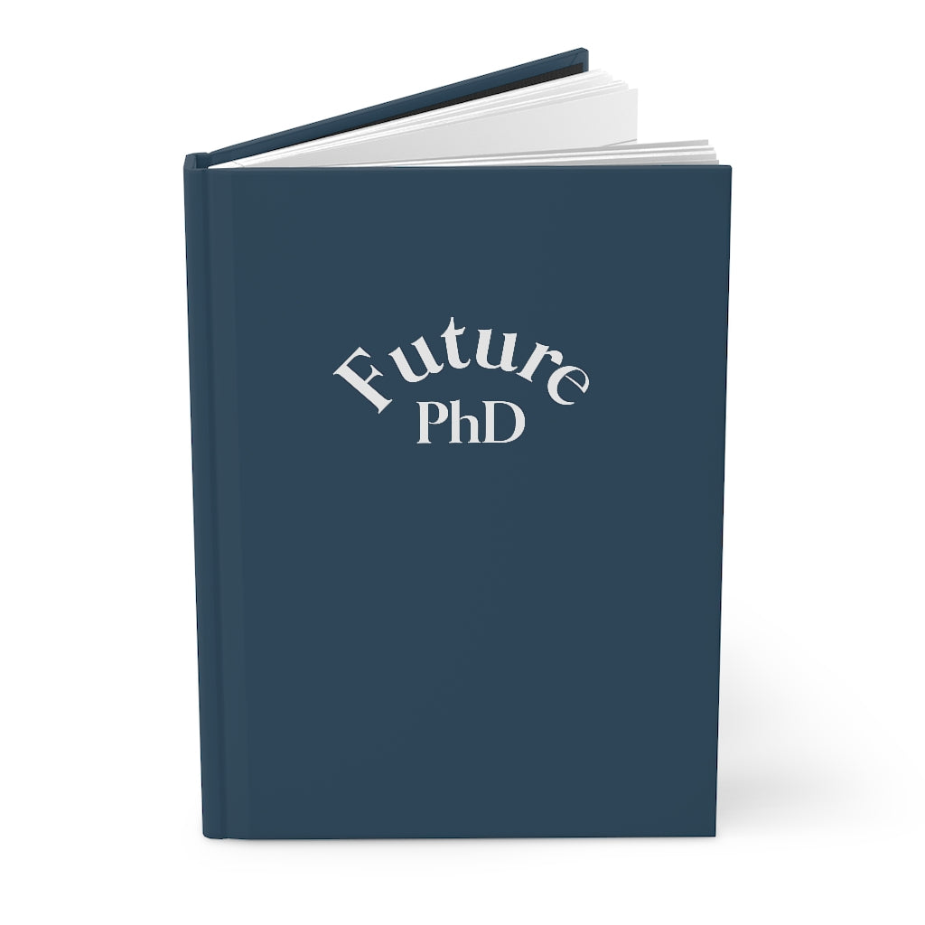 Future PhD - Emblem Hardcover Journal (Matte Navy)