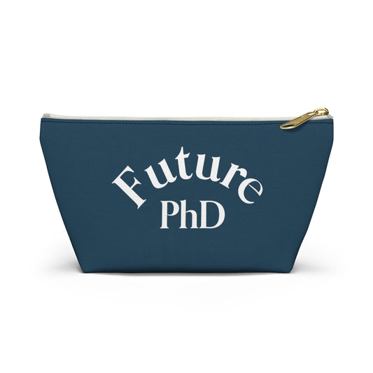 Future PhD - Emblem Standing Pencil Pouch (Navy)
