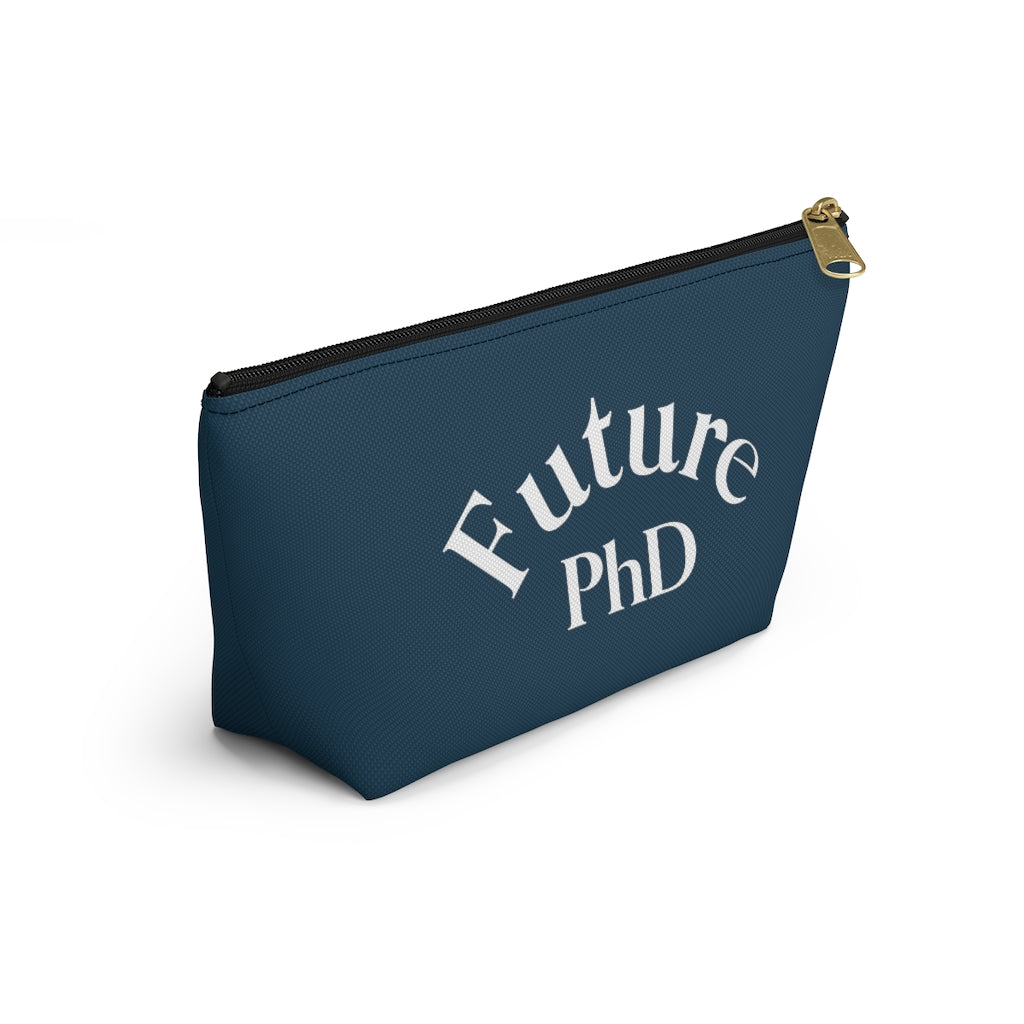 Future PhD - Emblem Standing Pencil Pouch (Navy)