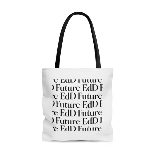 Future EdD - Cropped Patterned Tote Bag (Doctor of Education)