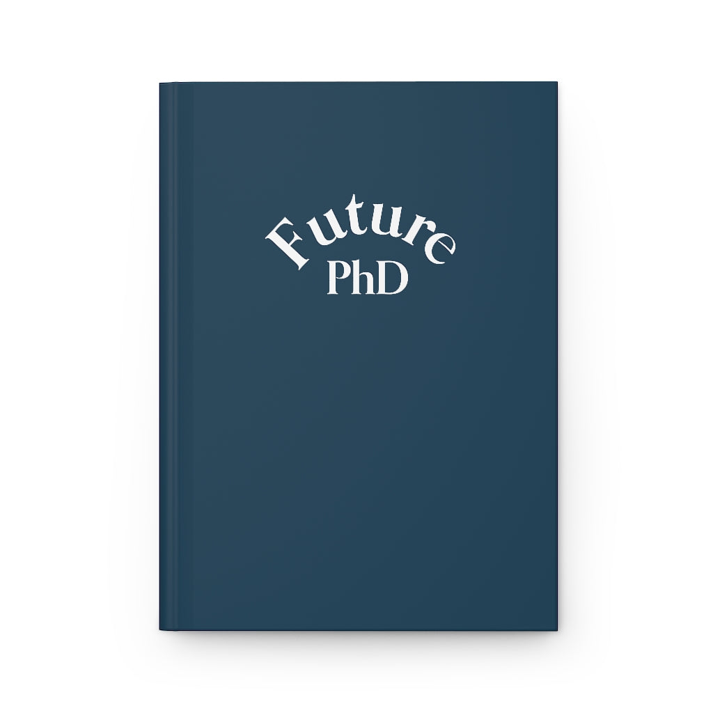 Future PhD - Emblem Hardcover Journal (Matte Navy)