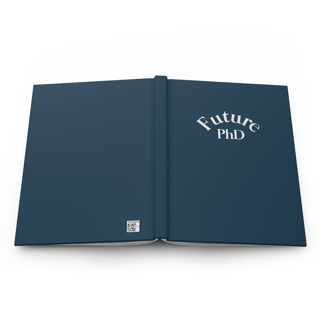 Future PhD - Emblem Hardcover Journal (Matte Navy)