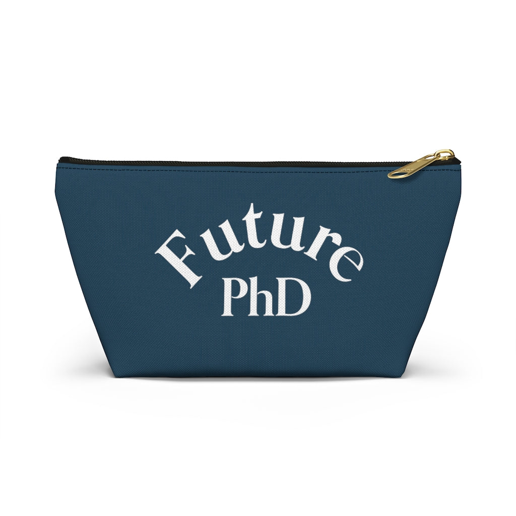 Future PhD - Emblem Standing Pencil Pouch (Navy)