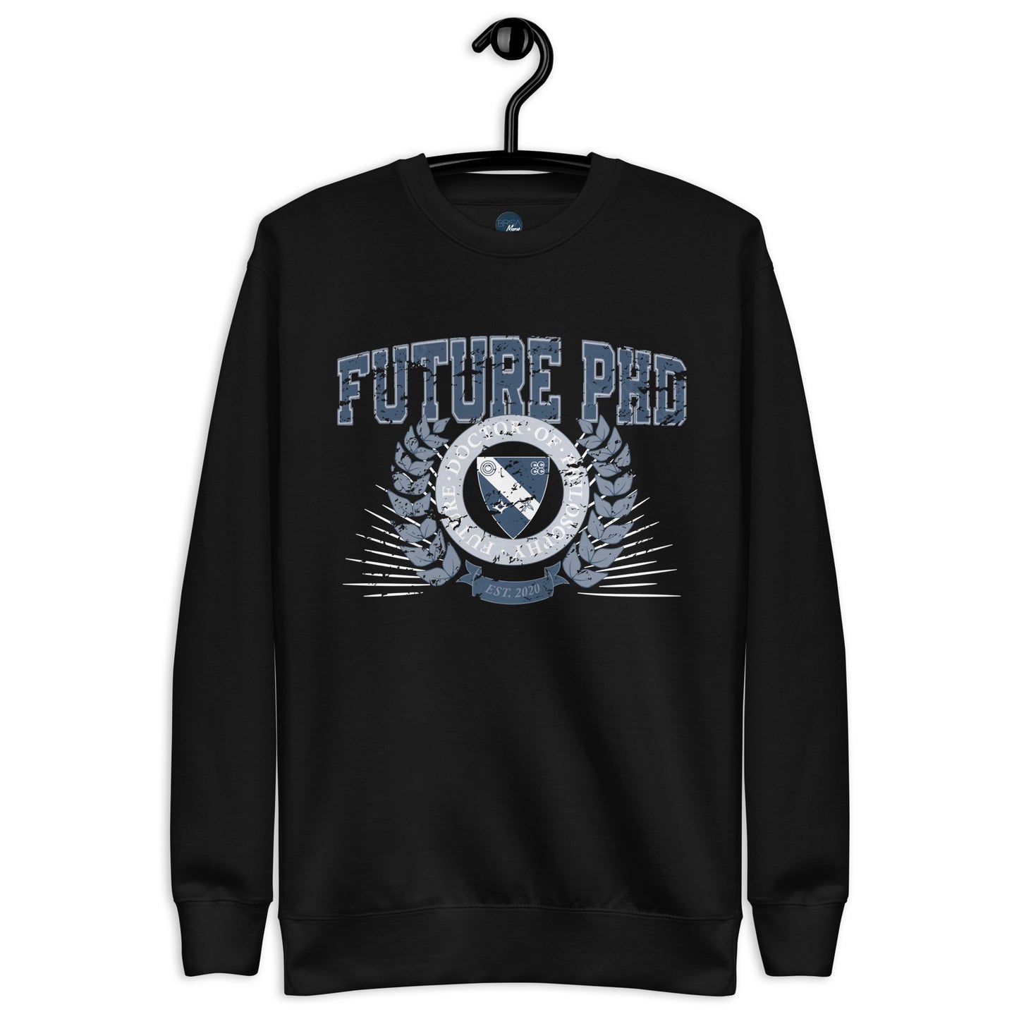 Future PhD Distressed Vintage Unisex Premium Sweatshirt